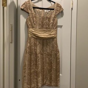 Formal gold dress